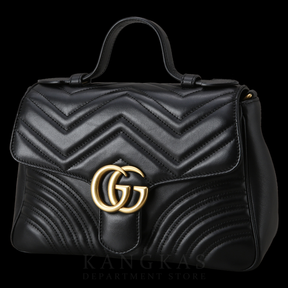 GUCCI(USED)구찌 498110 GG마몽 마틀라세 탑 핸들백