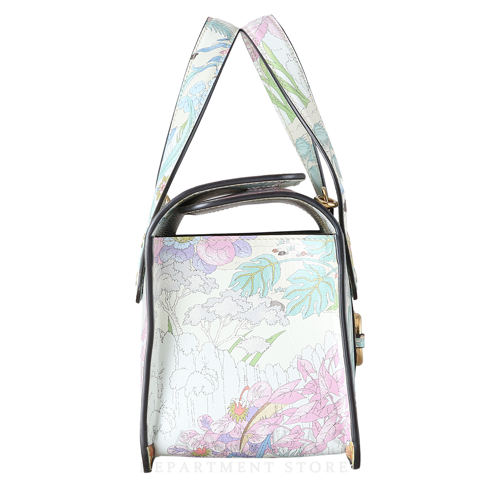 GUCCI(USED)구찌 645453 1955 미니 탑 핸들백 타이거