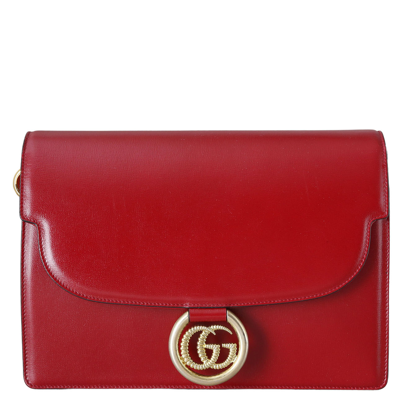 GUCCI(USED)구찌 589471 GG링 레더 숄더백