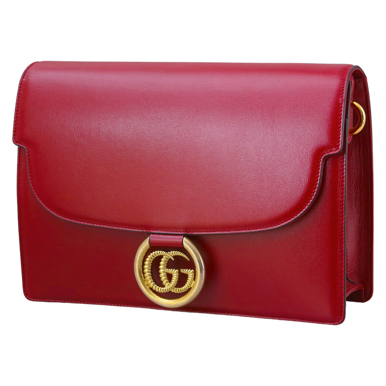 GUCCI(USED)구찌 589471 GG링 레더 숄더백