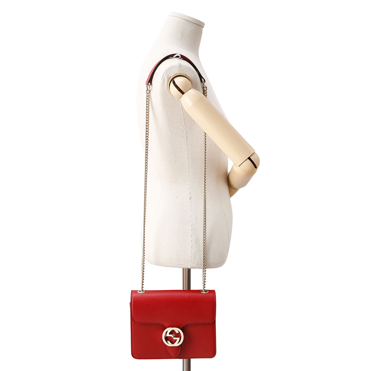 GUCCI(USED)구찌 510304 인터로킹 GG 체인백