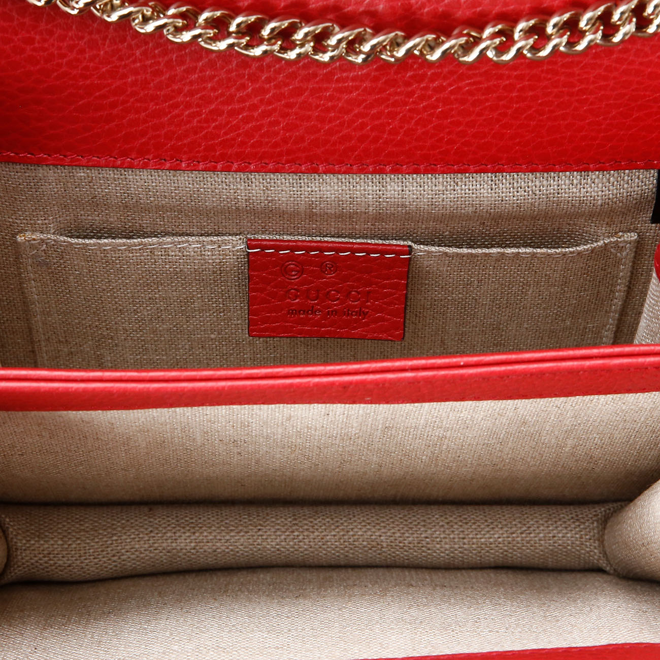 GUCCI(USED)구찌 510304 인터로킹 GG 체인백