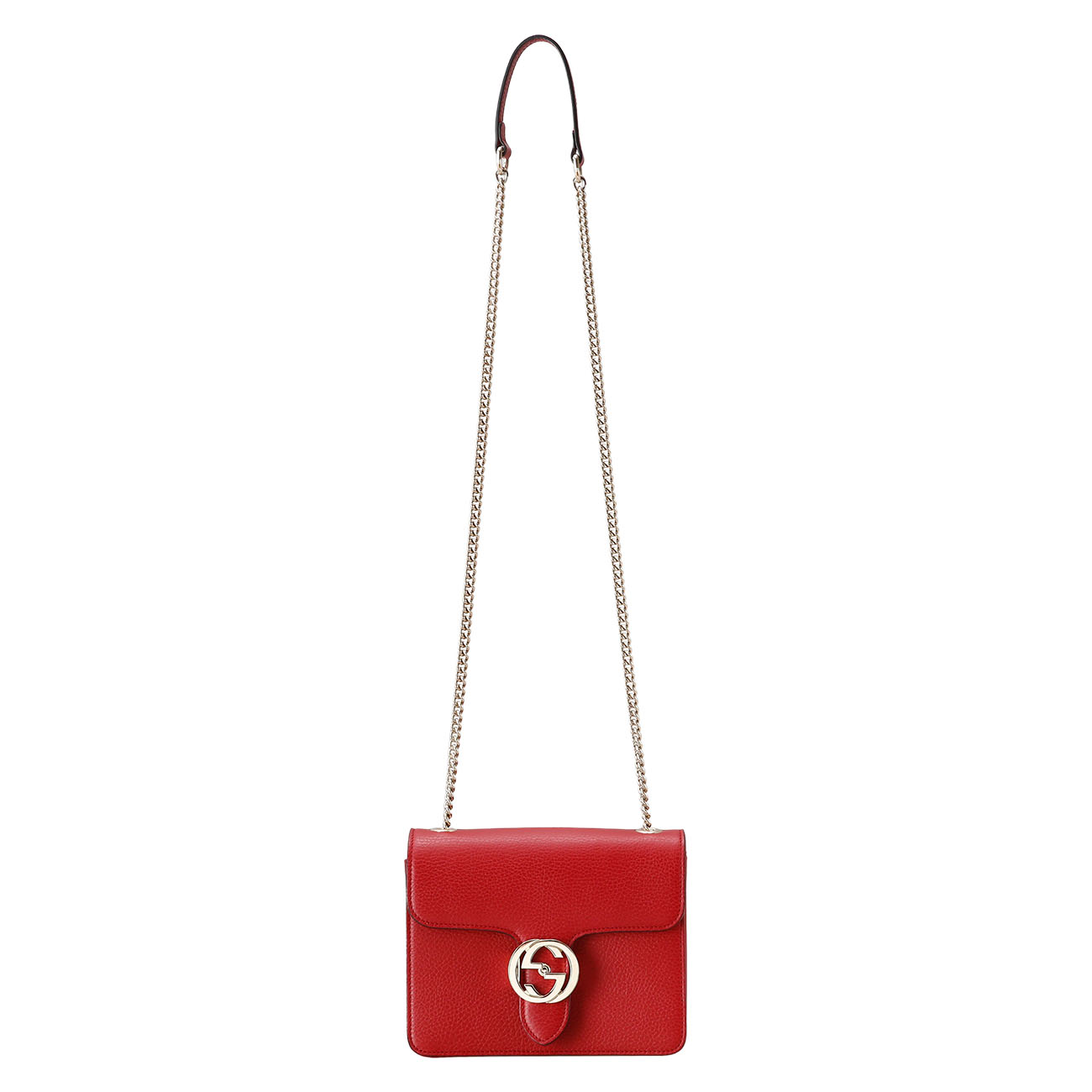GUCCI(USED)구찌 510304 인터로킹 GG 체인백