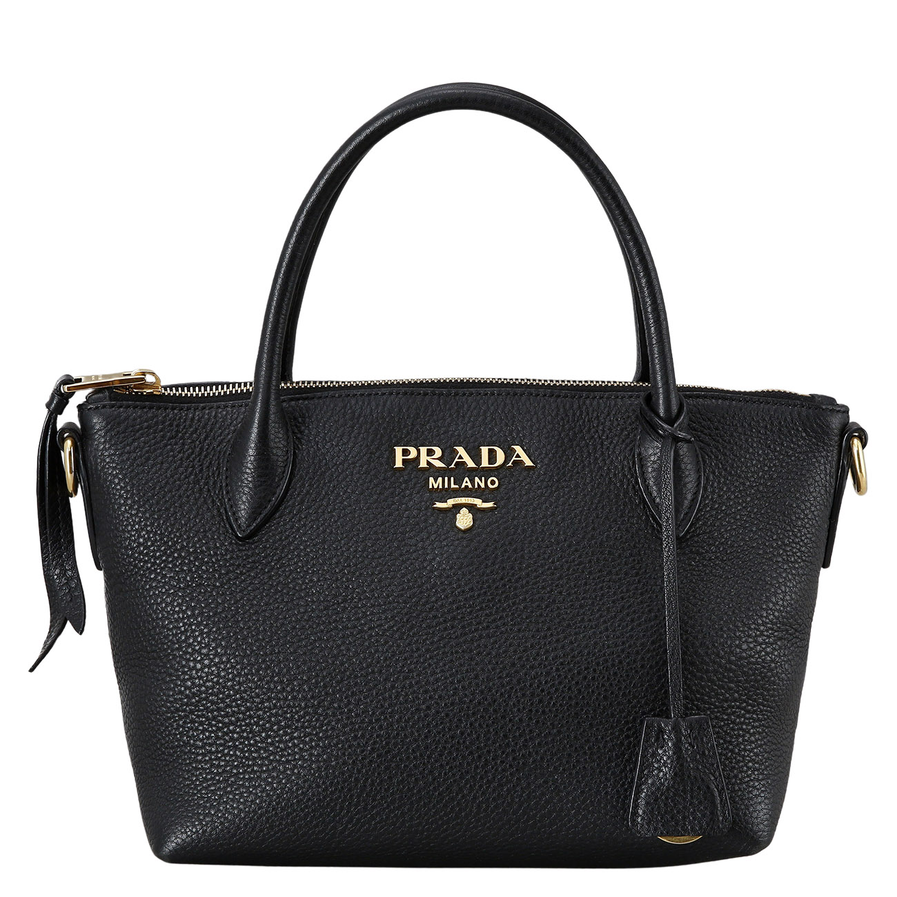 PRADA(USED)K프라다 1BA111 비텔로 다이노 탑 핸들백