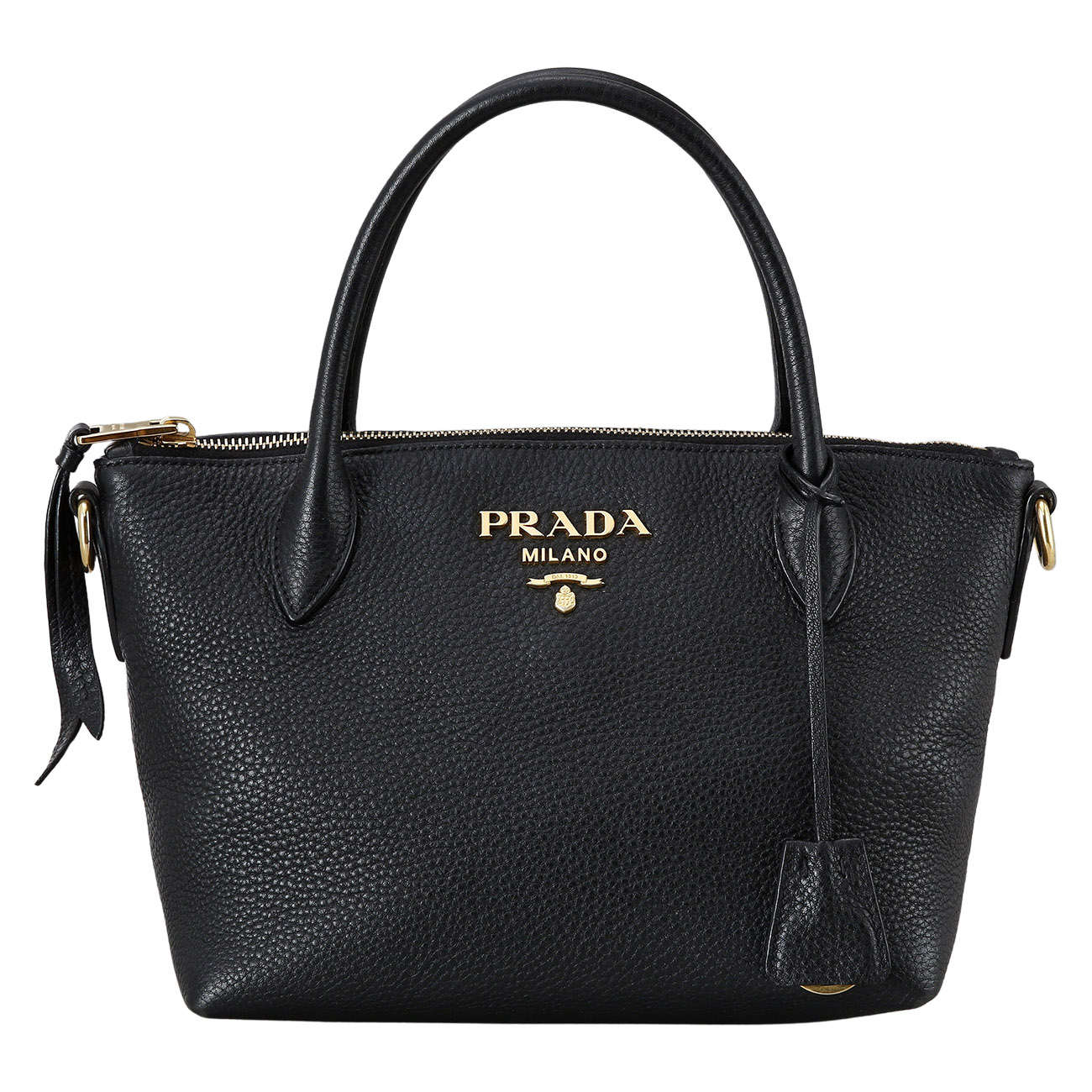 PRADA(USED)K프라다 1BA111 비텔로 다이노 탑 핸들백