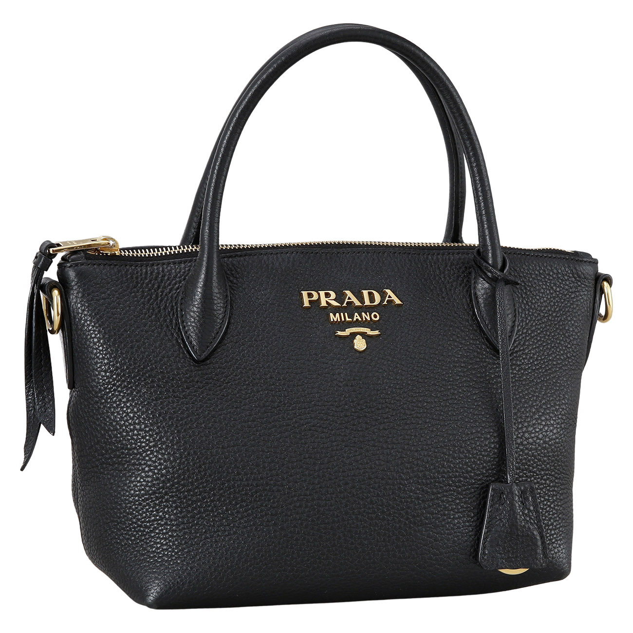 PRADA(USED)K프라다 1BA111 비텔로 다이노 탑 핸들백