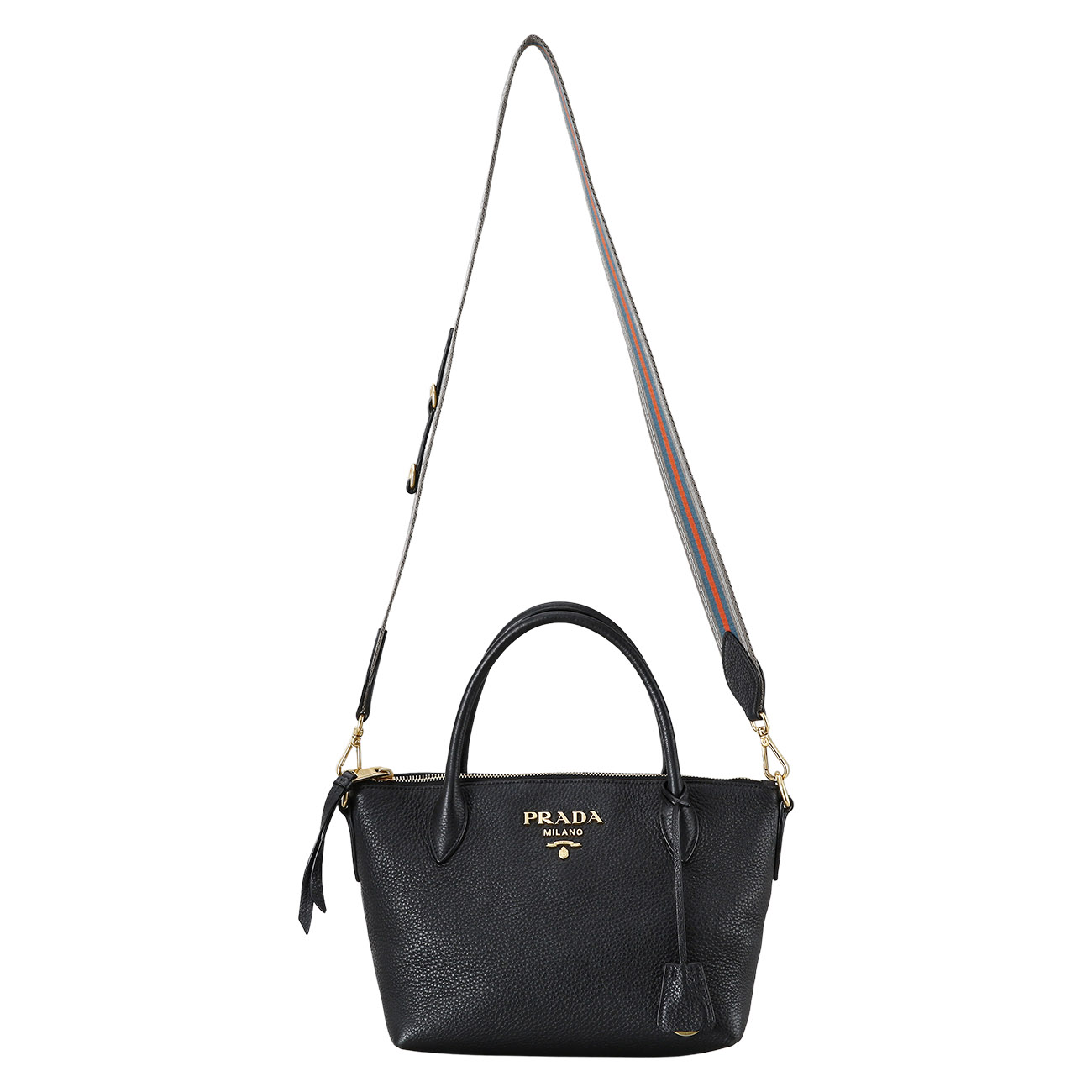 PRADA(USED)K프라다 1BA111 비텔로 다이노 탑 핸들백