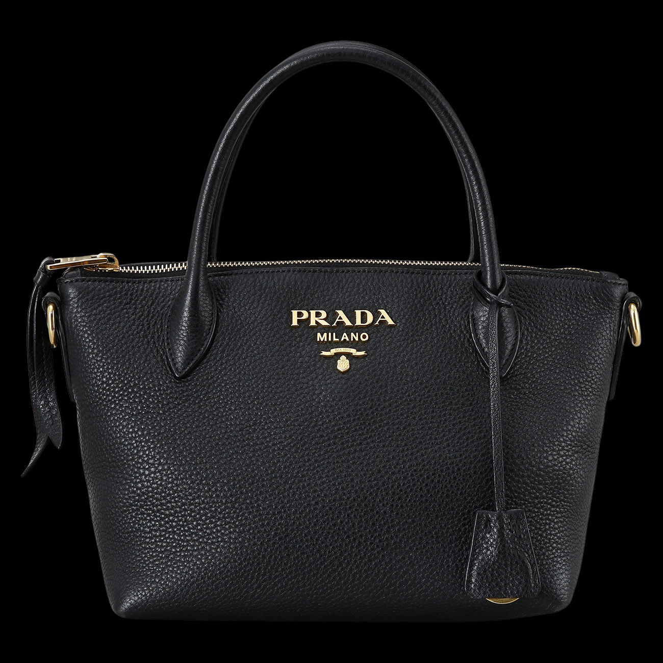 PRADA(USED)K프라다 1BA111 비텔로 다이노 탑 핸들백