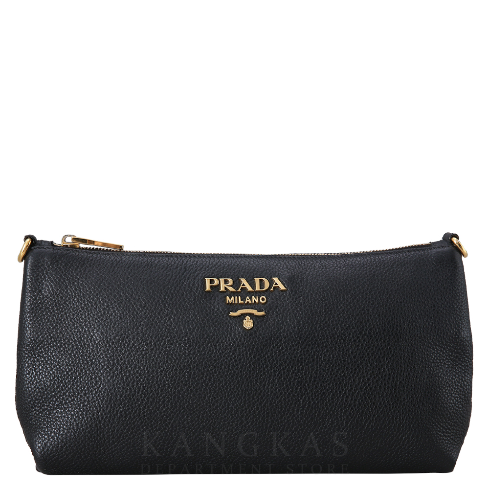 PRADA(USED)프라다 블랙 레더 크로스백