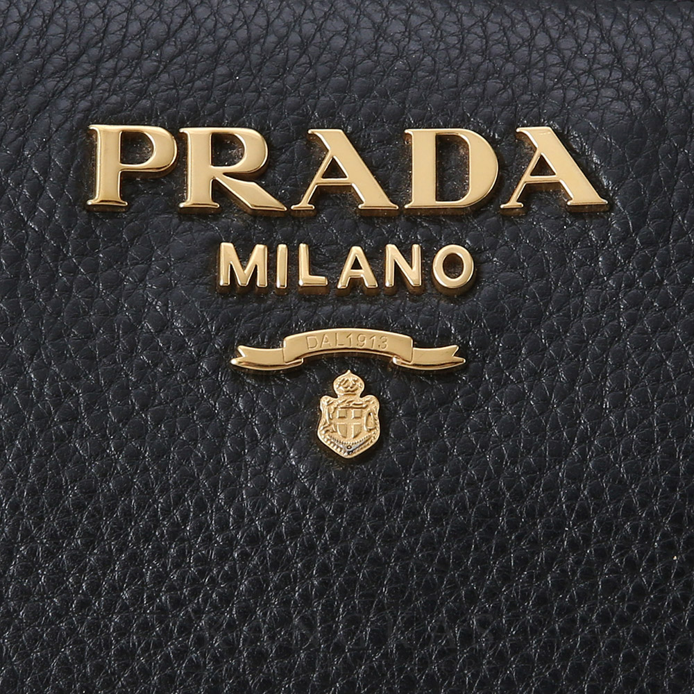PRADA(USED)프라다 블랙 레더 크로스백