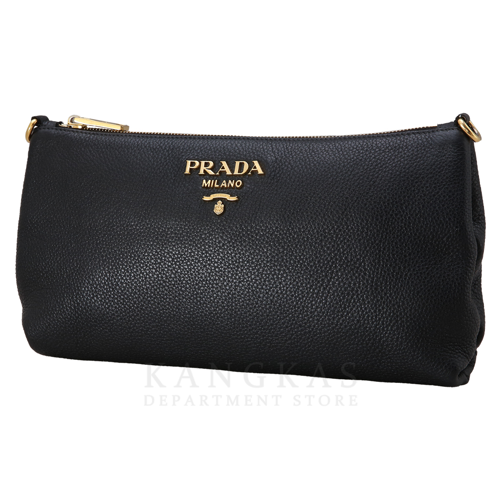 PRADA(USED)프라다 블랙 레더 크로스백