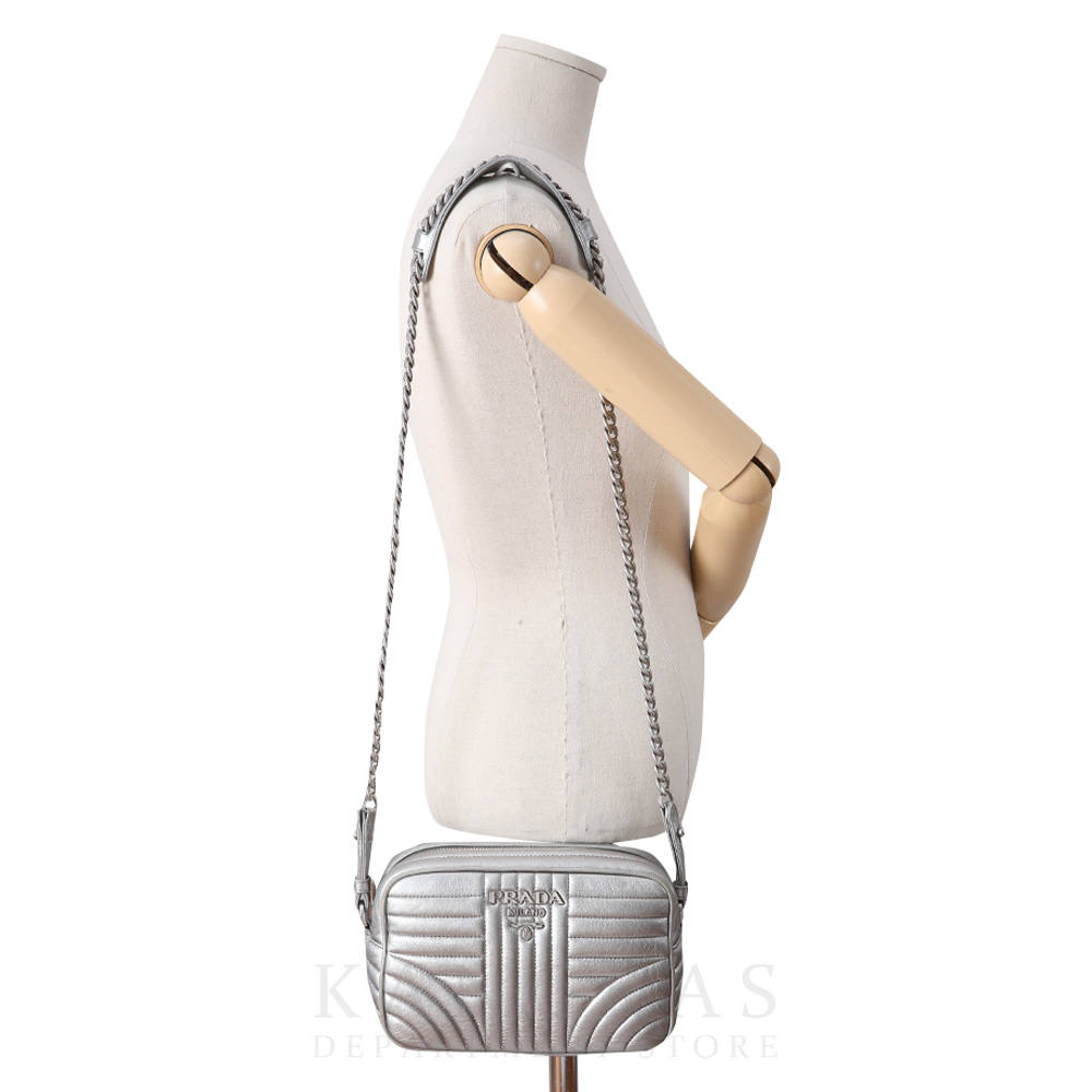 PRADA(USED)프라다 1BH083 다이아그램 카메라백