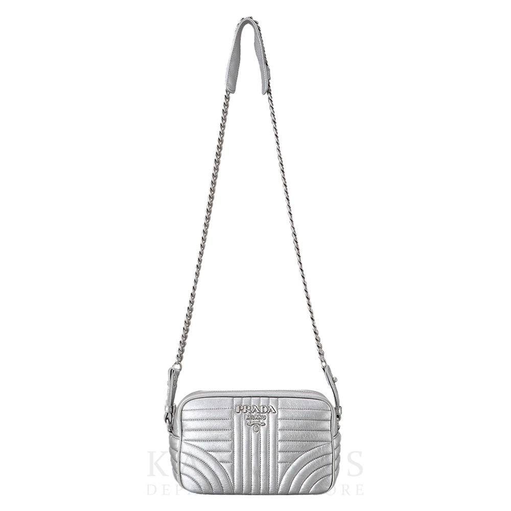 PRADA(USED)프라다 1BH083 다이아그램 카메라백