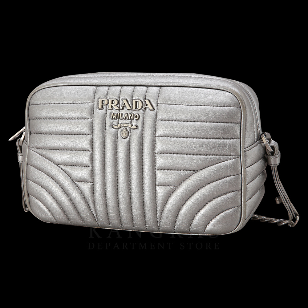 PRADA(USED)프라다 1BH083 다이아그램 카메라백