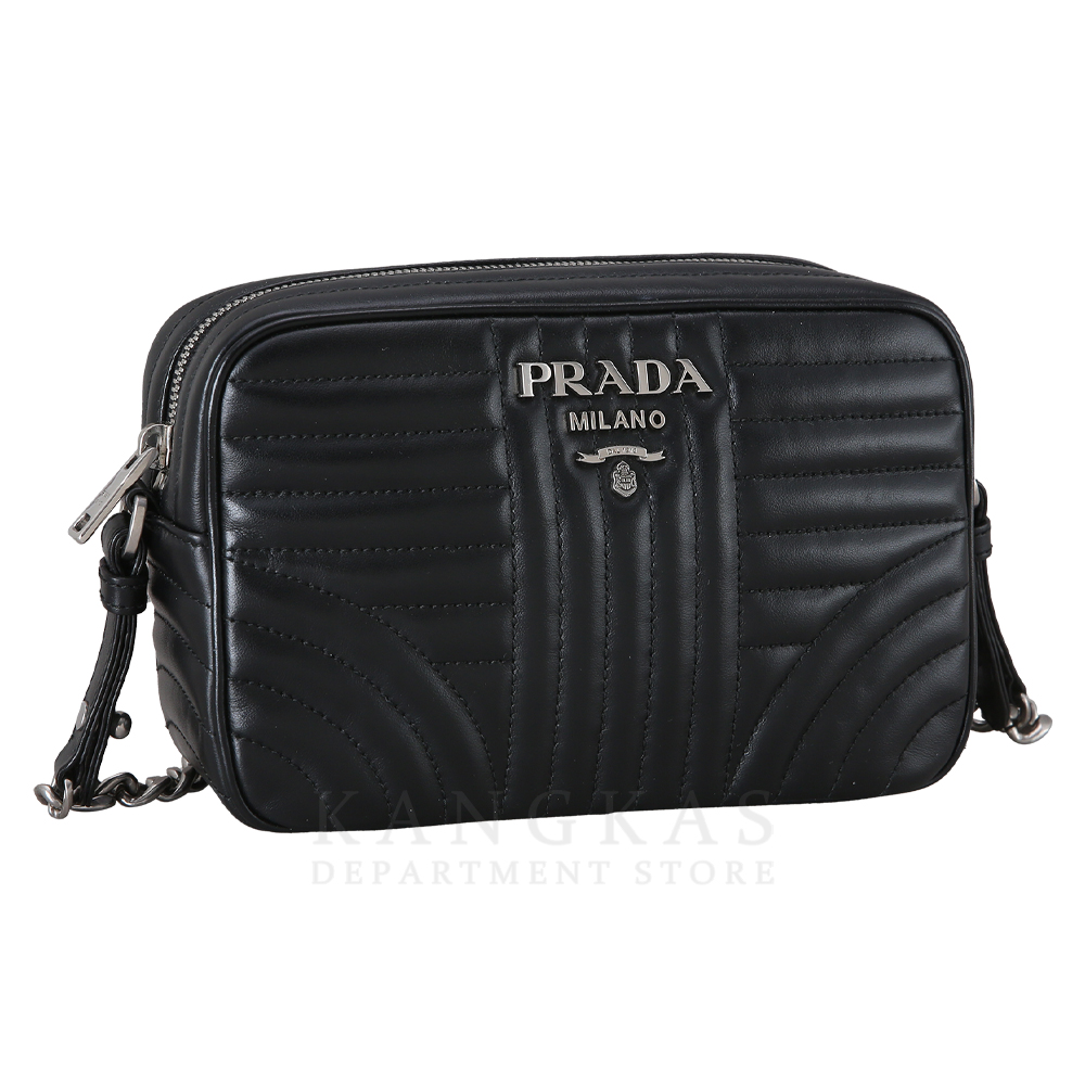 PRADA(USED)프라다 1BH083 다이아그램 카메라백