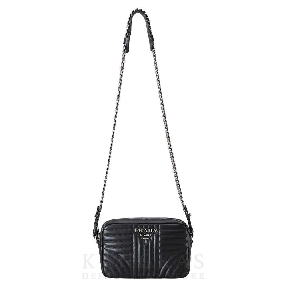 PRADA(USED)프라다 1BH083 다이아그램 카메라백