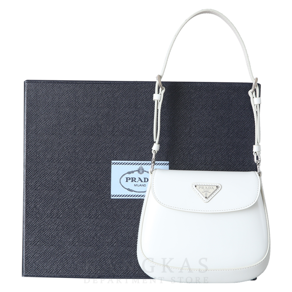 PRADA(USED)프라다 1BH188 클레오 브러시드 미니백