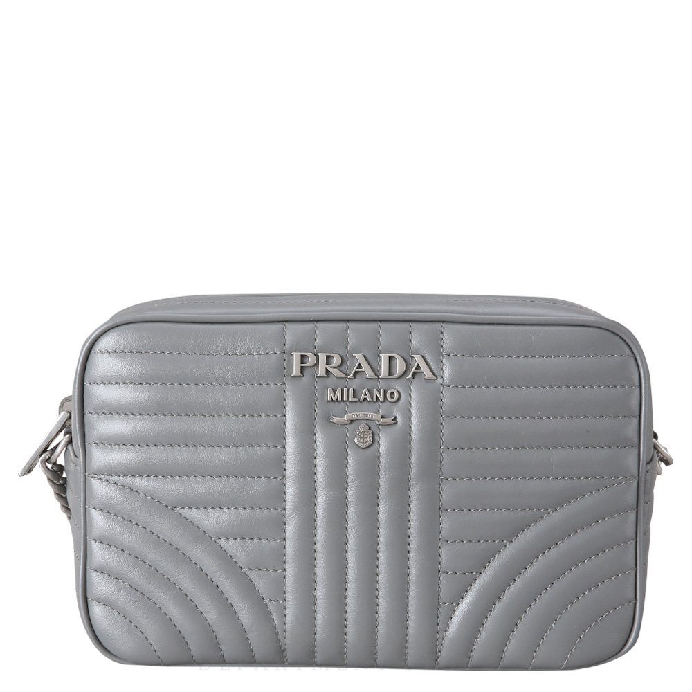 PRADA(USED)프라다 1BH083 다이아그램 카메라백