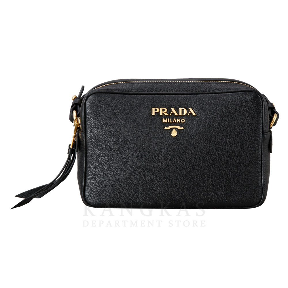 PRADA(USED)프라다 1BH082 로고 스트랩 가죽 백