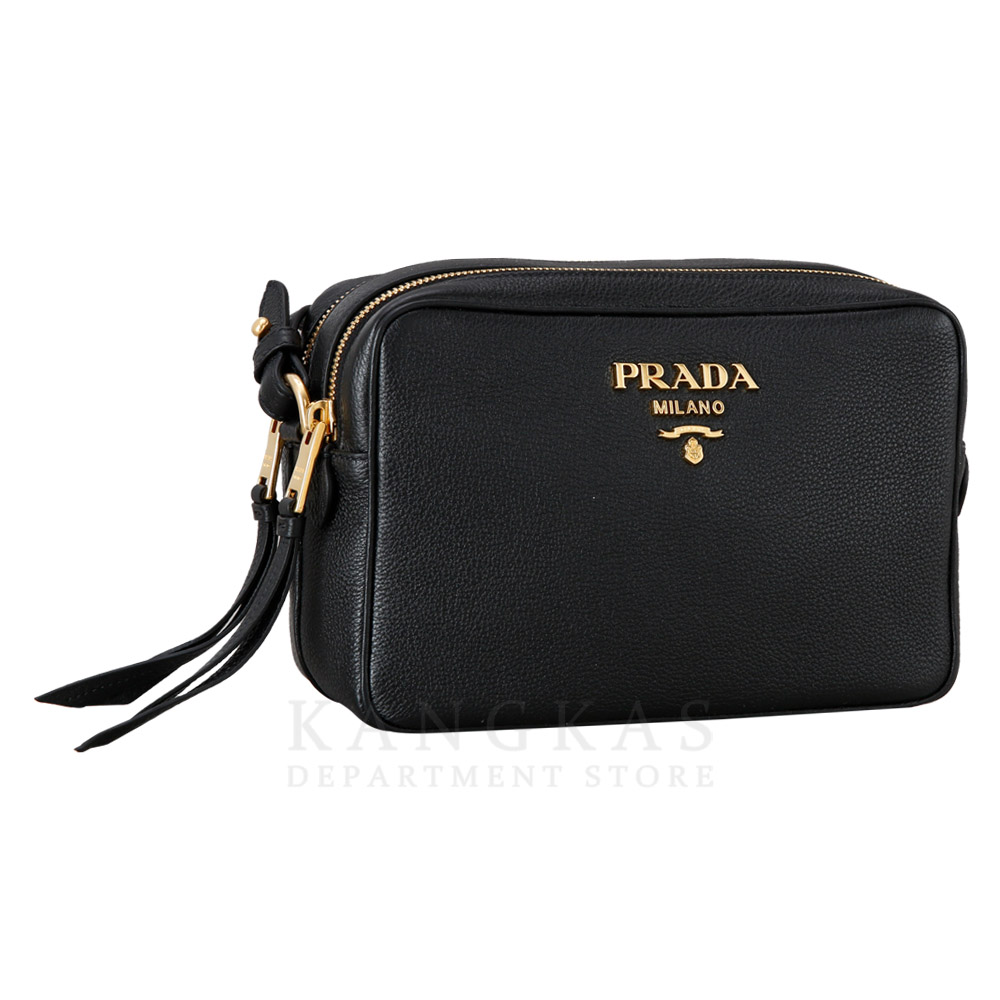 PRADA(USED)프라다 1BH082 로고 스트랩 가죽 백
