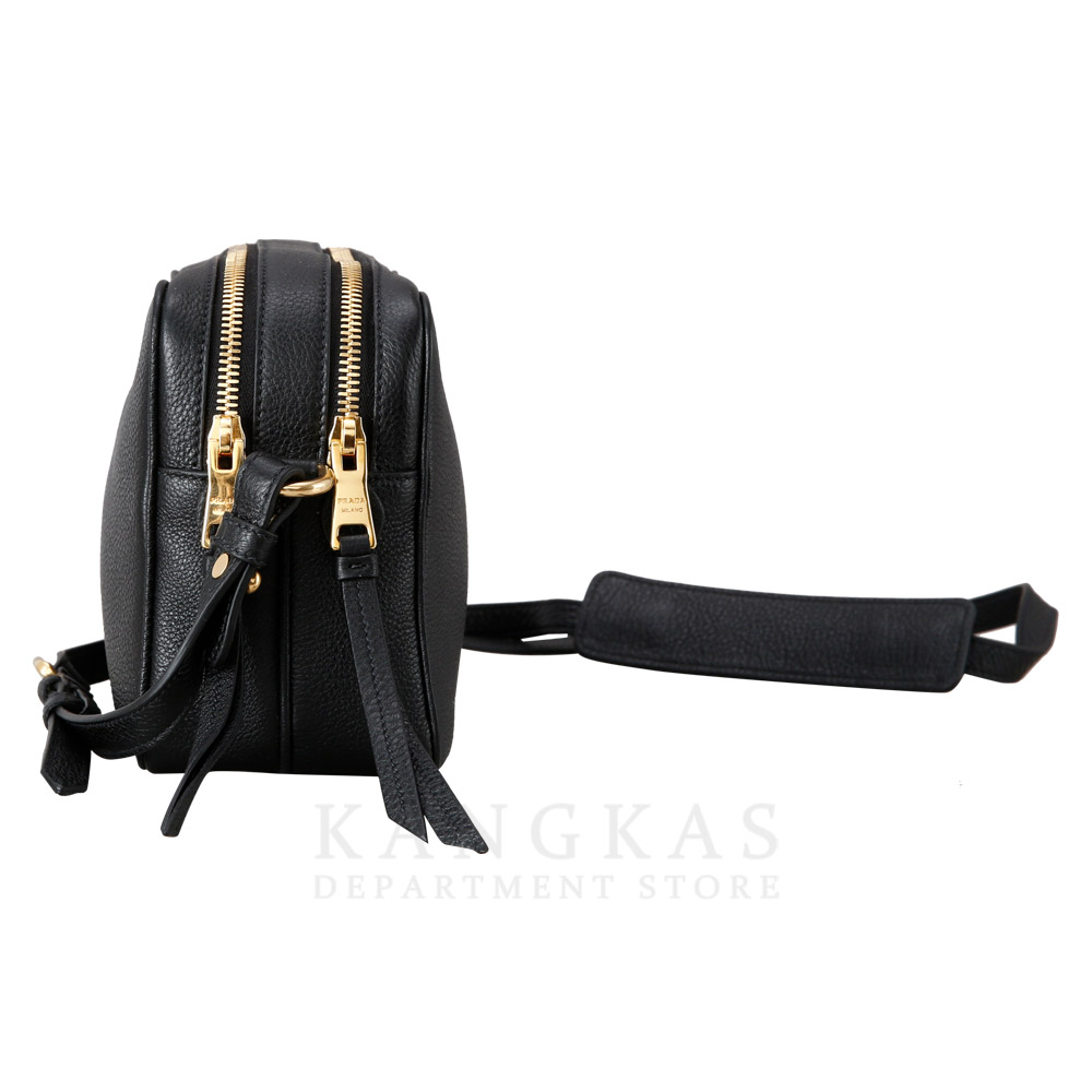 PRADA(USED)프라다 1BH082 로고 스트랩 가죽 백
