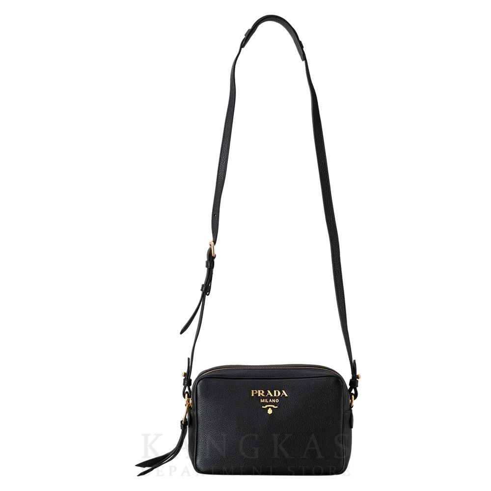 PRADA(USED)프라다 1BH082 로고 스트랩 가죽 백