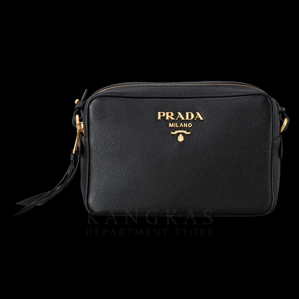 PRADA(USED)프라다 1BH082 로고 스트랩 가죽 백