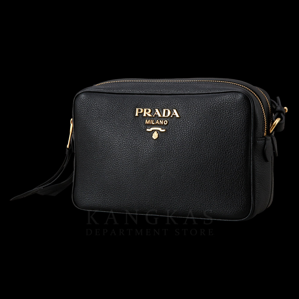 PRADA(USED)프라다 1BH082 로고 스트랩 가죽 백