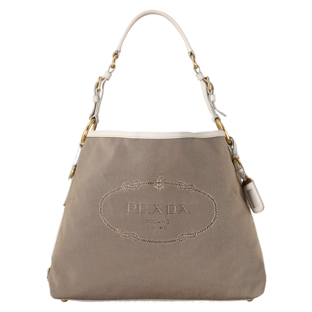 PRADA(USED)프라다 자가드 토트백