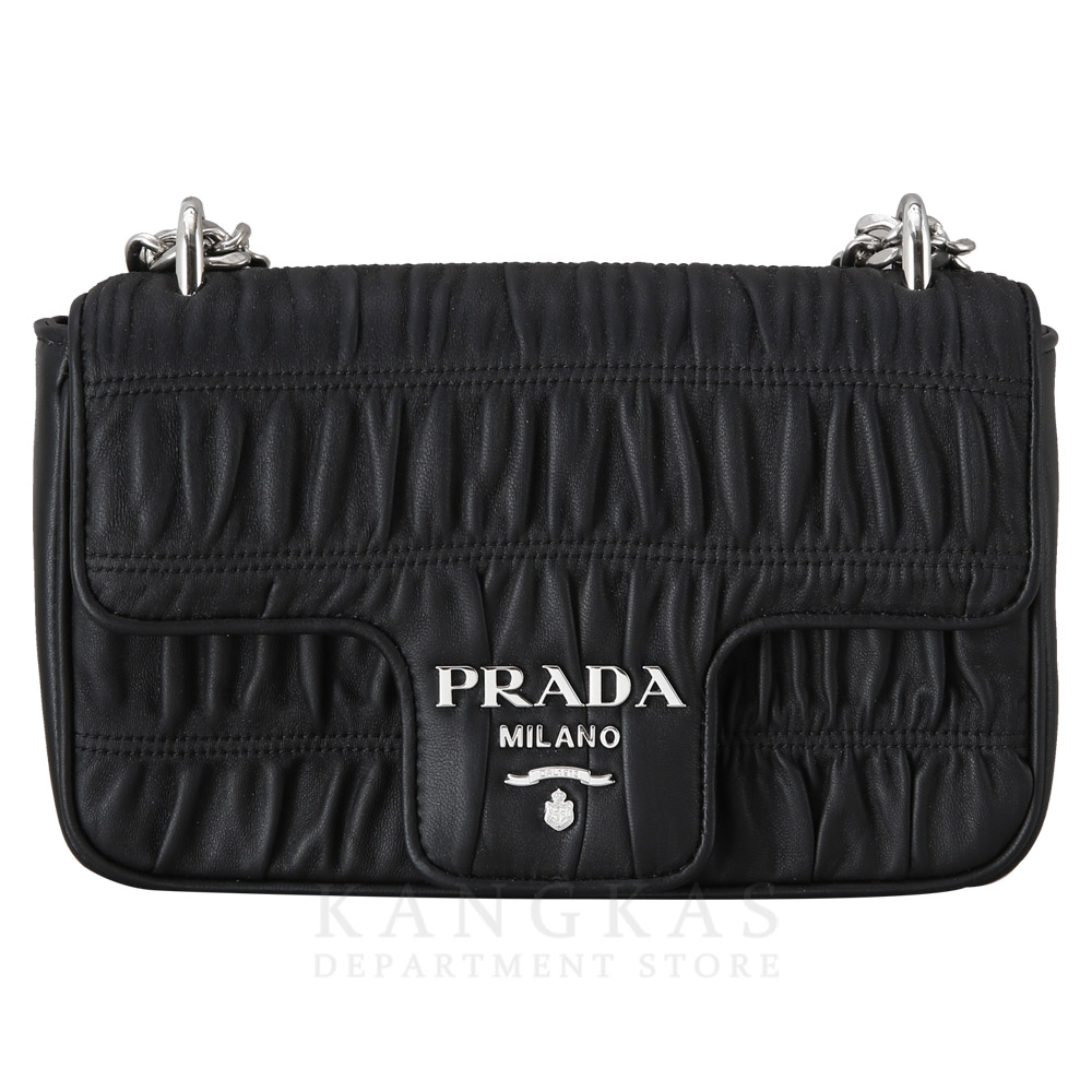 PRADA(USED)프라다 1BD140 나파 고프레 체인 숄더백