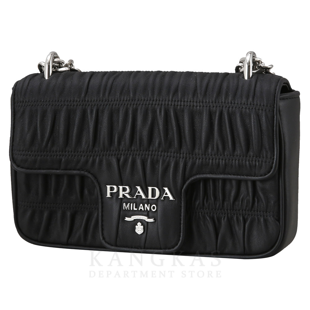 PRADA(USED)프라다 1BD140 나파 고프레 체인 숄더백