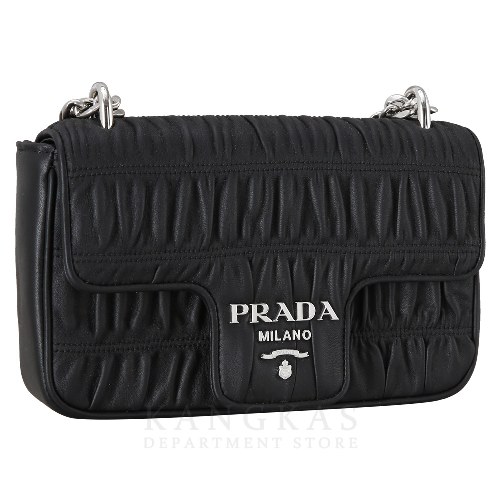 PRADA(USED)프라다 1BD140 나파 고프레 체인 숄더백