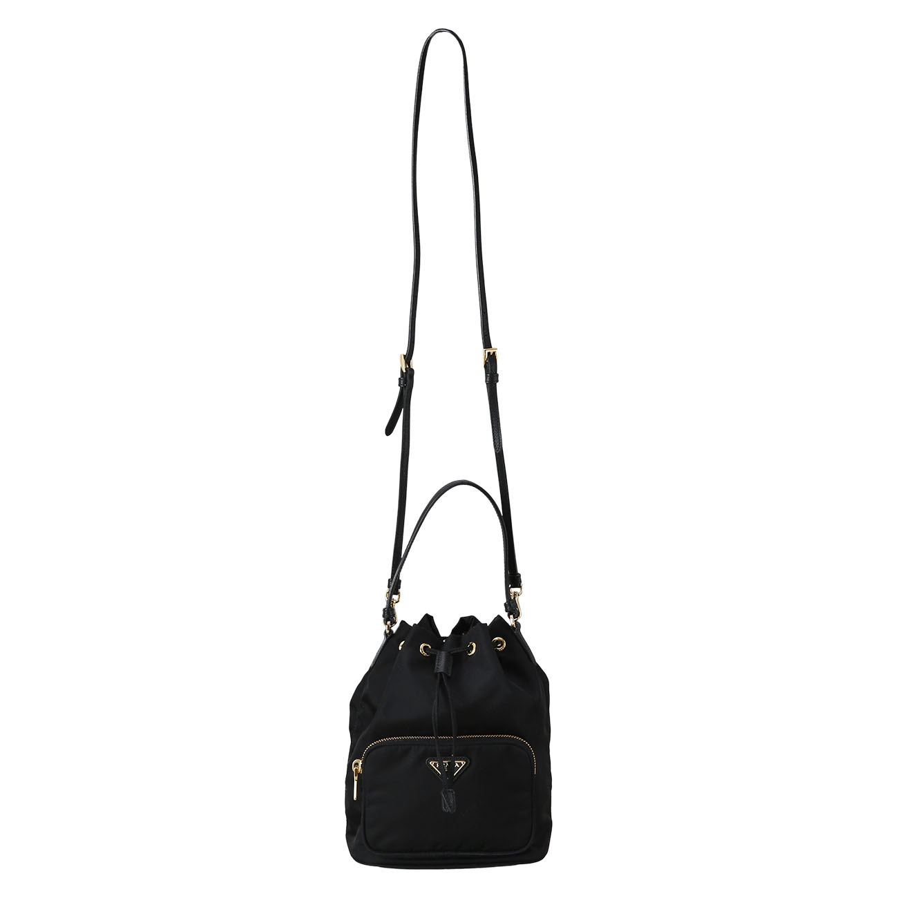 PRADA(USED)프라다 1BH038 나일론 버킷백