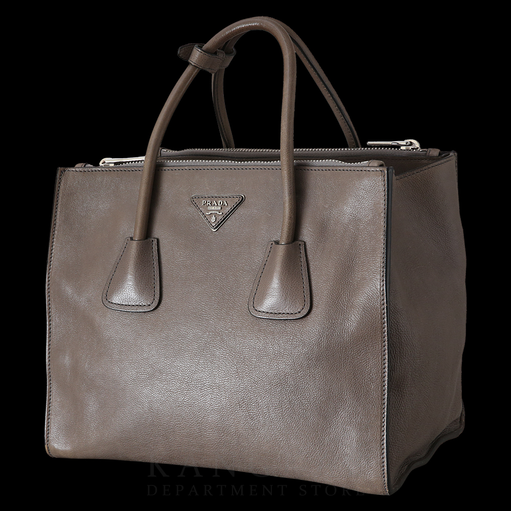 PRADA(USED)프라다 BN2619 글레이스 카프 토트겸 숄더백