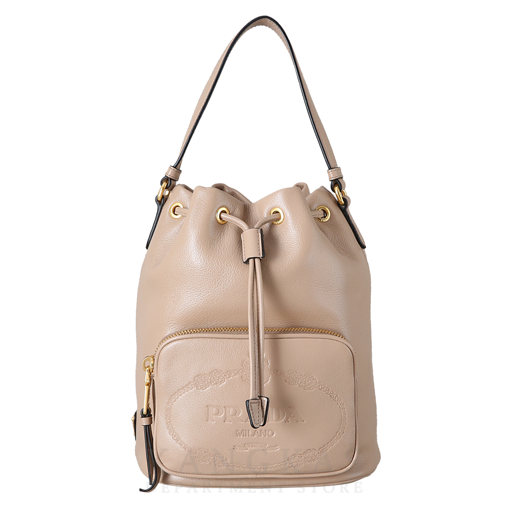 PRADA(USED)프라다 1BH038 레더 버킷백