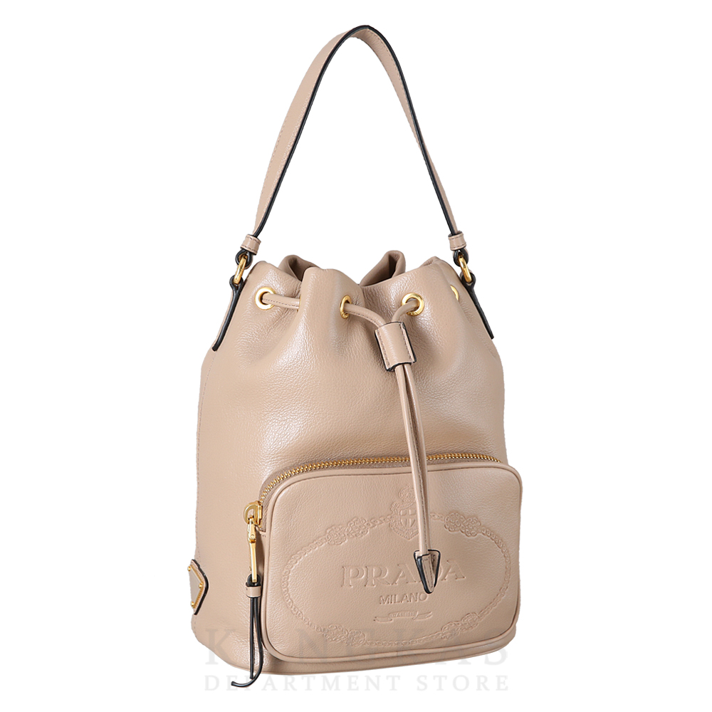 PRADA(USED)프라다 1BH038 레더 버킷백