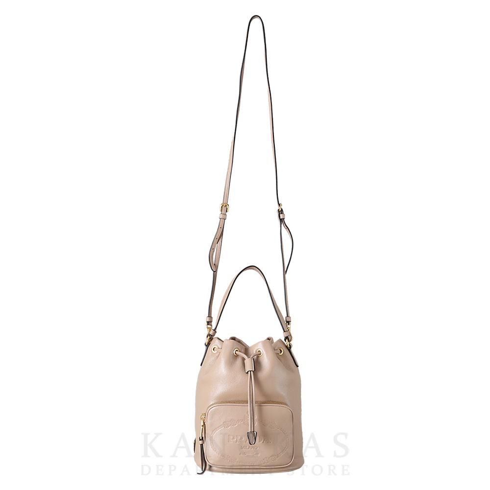 PRADA(USED)프라다 1BH038 레더 버킷백