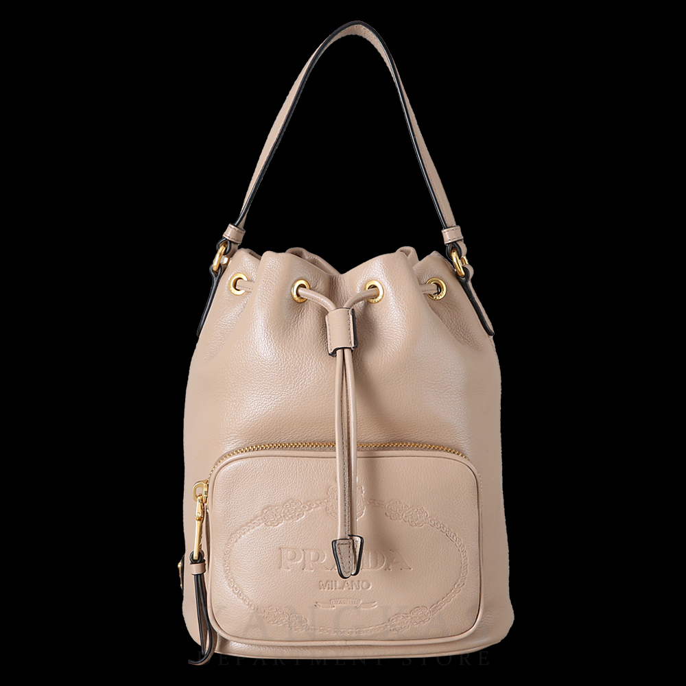 PRADA(USED)프라다 1BH038 레더 버킷백