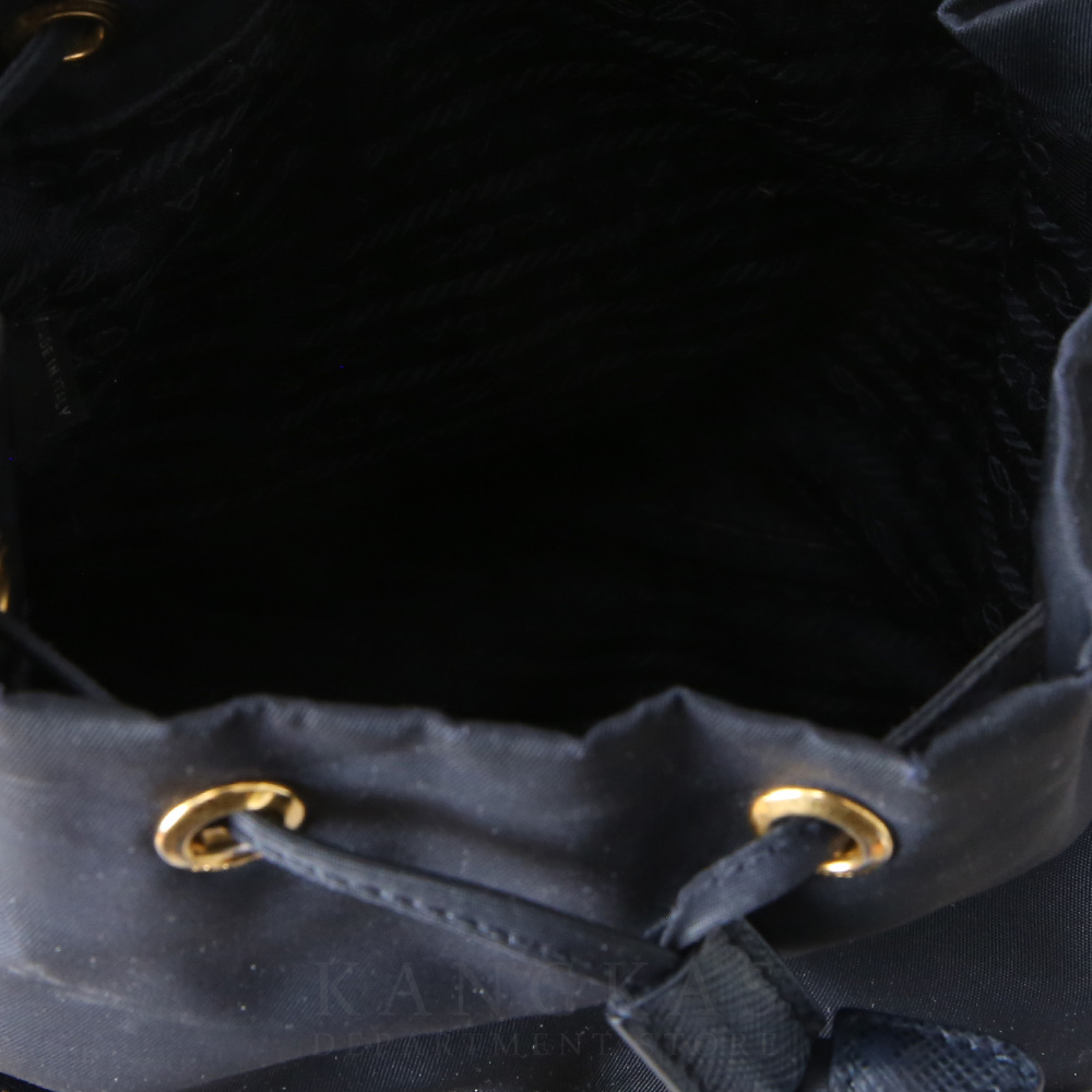 PRADA(USED)프라다 패브릭 버킷백