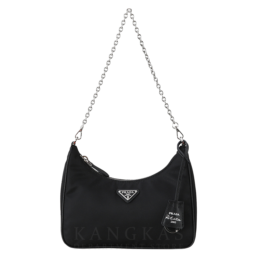 PRADA(USED)프라다 1BH204 테수토 체인 스트랩 호보백