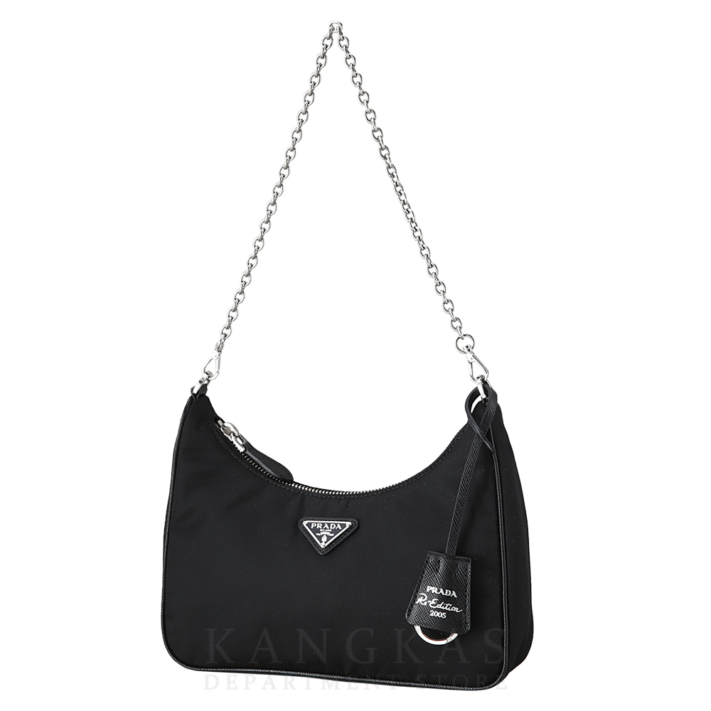 PRADA(USED)프라다 1BH204 테수토 체인 스트랩 호보백