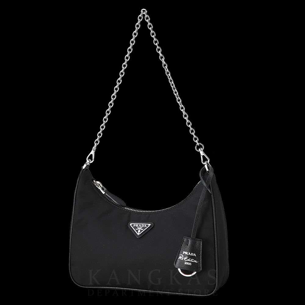 PRADA(USED)프라다 1BH204 테수토 체인 스트랩 호보백