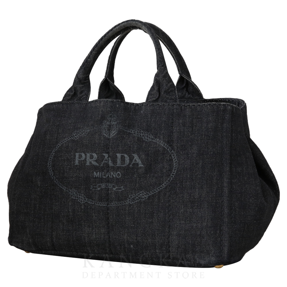 PRADA(USED)프라다 B2642B 데님 카나파 숄더백
