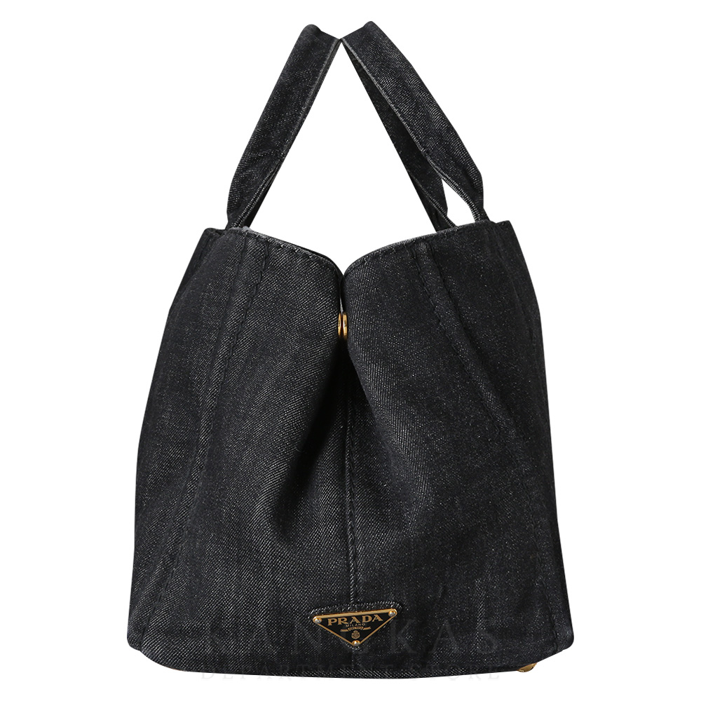 PRADA(USED)프라다 B2642B 데님 카나파 숄더백