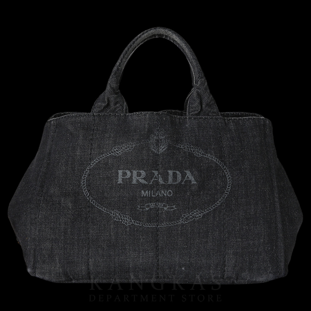 PRADA(USED)프라다 B2642B 데님 카나파 숄더백