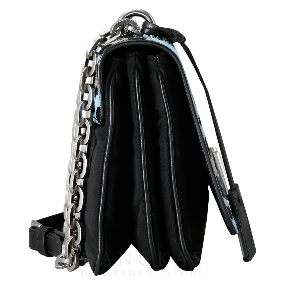 PRADA(USED)프라다 1BD009 레오파드 송치 테수토 체인 숄더백