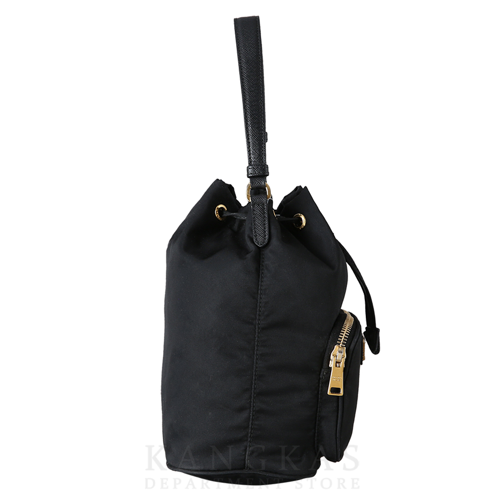 PRADA(USED)프라다 1BH038 패브릭 버킷백