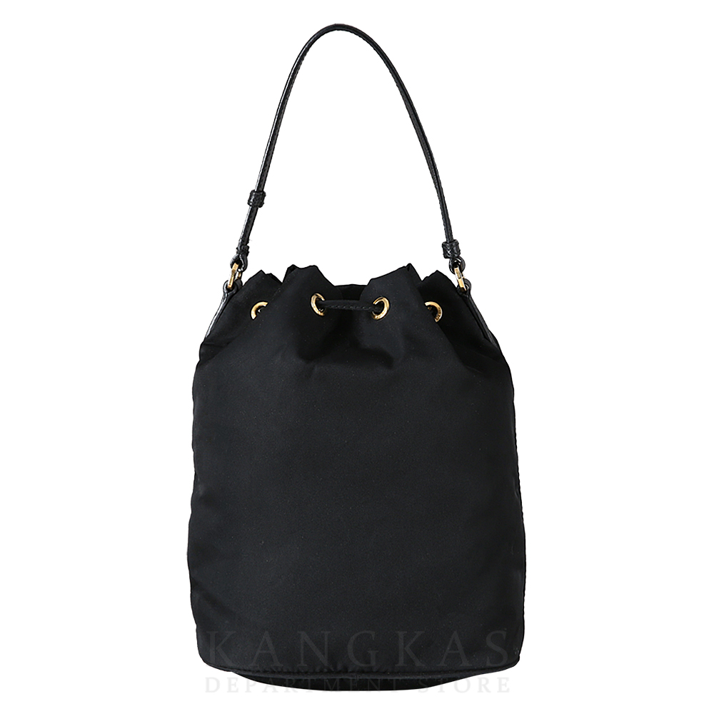 PRADA(USED)프라다 1BH038 패브릭 버킷백
