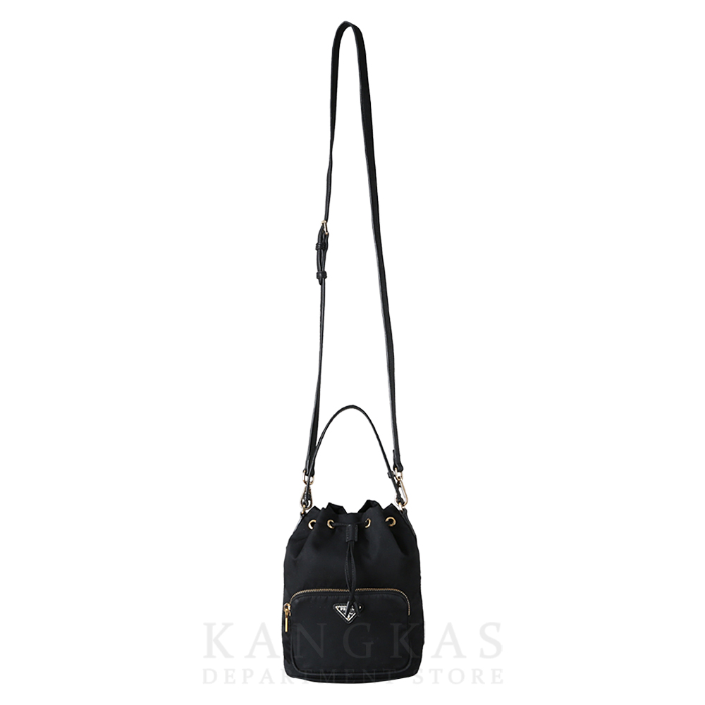 PRADA(USED)프라다 1BH038 패브릭 버킷백