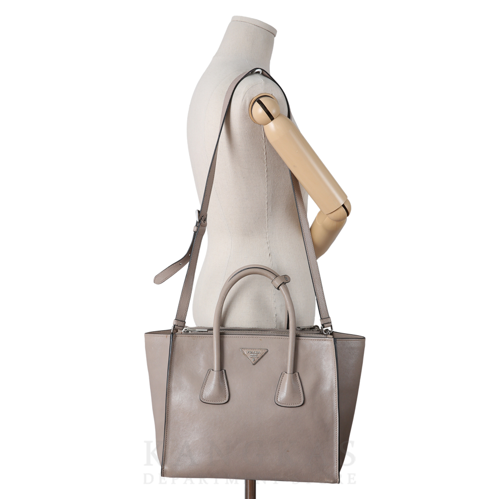 PRADA(USED)프라다 BN2619 글레이스 카프 토트겸 숄더백